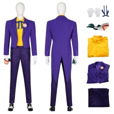 1992 Joker Cosplay Costumes Batman The Animated Series parity halloween Suits